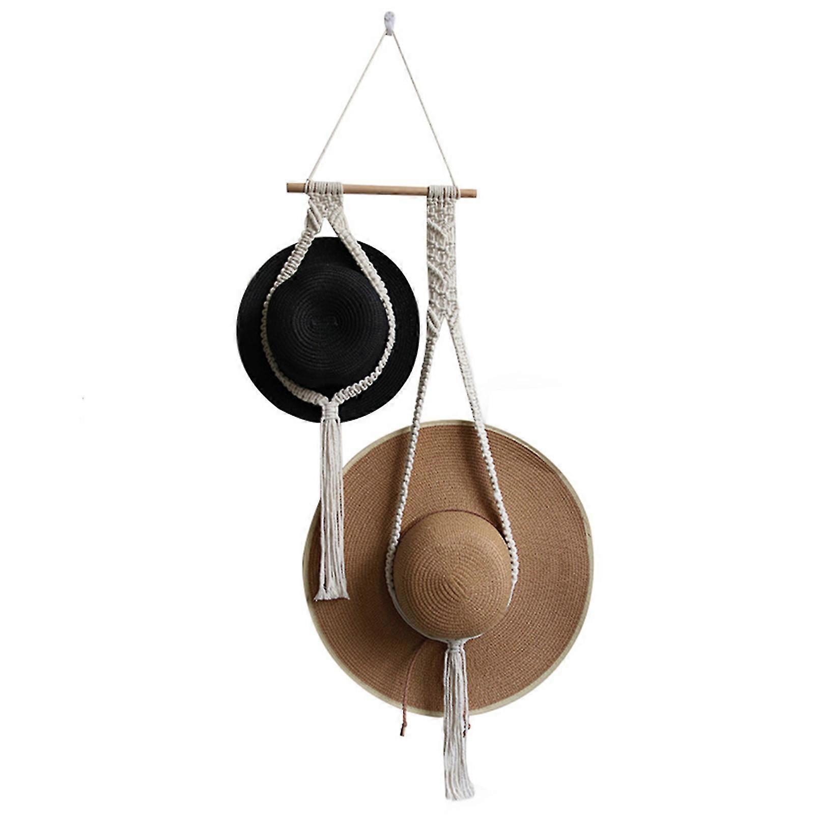 Unique Hanging Hat Rack Space-saving Practical Headgears Frame For Home Banmo