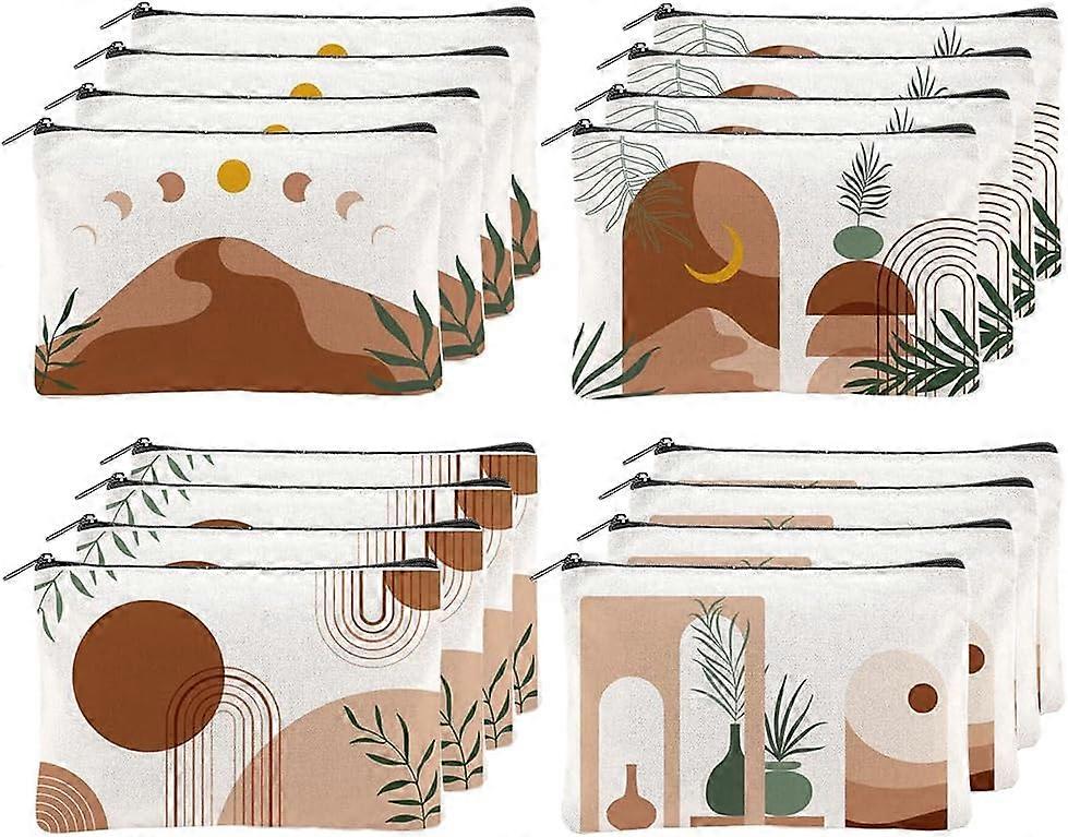 16Pcs 4 Styles Cotton Polyester Bag Stroage Bag Rectangle 15x23cm 4pcs/style