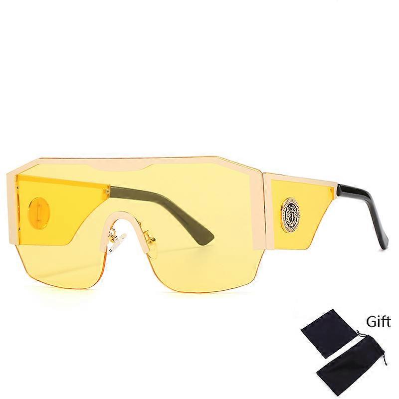 Emosnia Oversized Classic Homens Óculos de Sol Mulheres One Piece Brand Design Windproof Sun Glasses Sports Shield Big Frame Masculino UV400