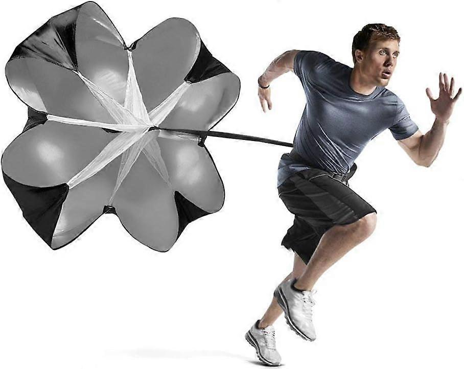 Running Speed Chute Resistance Parachute 56 inch Running Umbrella Training Sprint Power Soccer Trainer