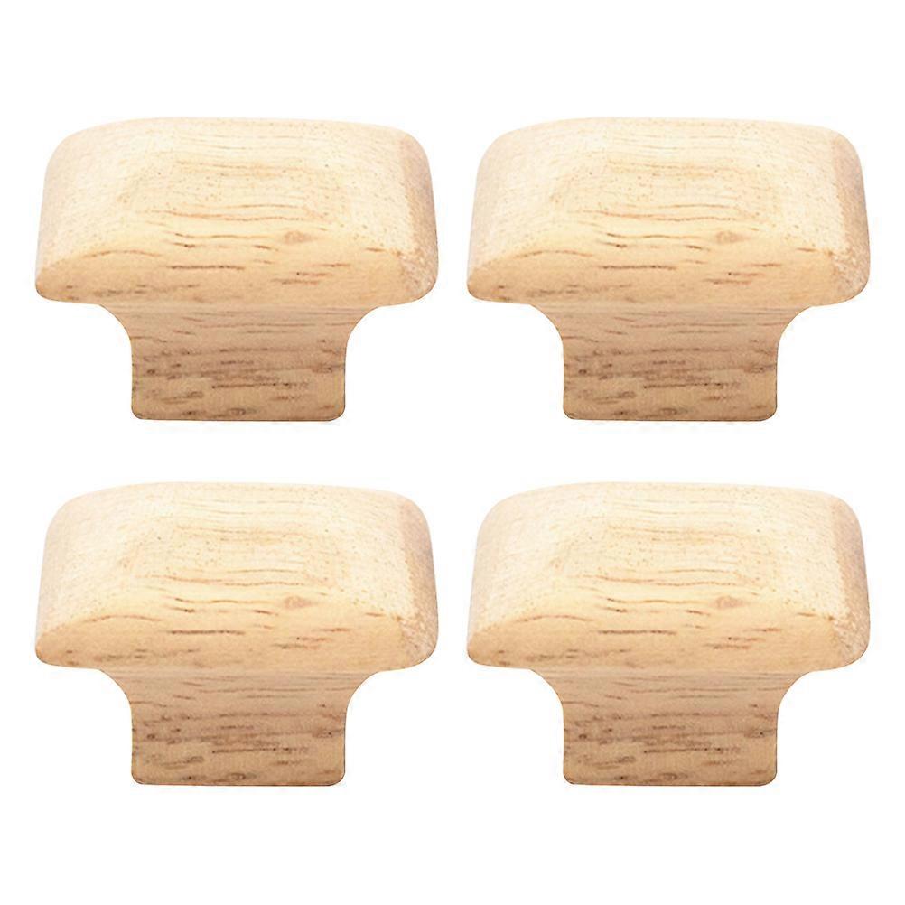 4 Pcs Cabinets Handles Rustic Cabinet Knobs Kitchen Knob Wooden Drawer Knobs Wardrobe Door Handles