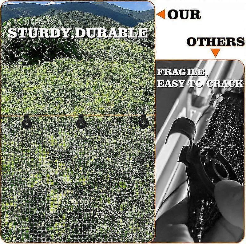 40 Piece Shade Cloth Plastic Clips Round Plastic Black Clips For Sun Shade Net, Anti Bird Netting, Garden Netting, Shade Netting, Shade Fabric Accesso