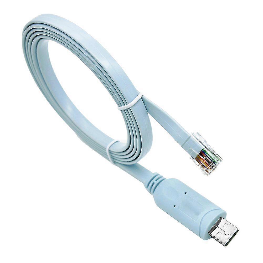 USB RJ45 Cisco konsolikaapeli 6ft FTDI Windows 8, 7, Vista, MAC, Linux RS232