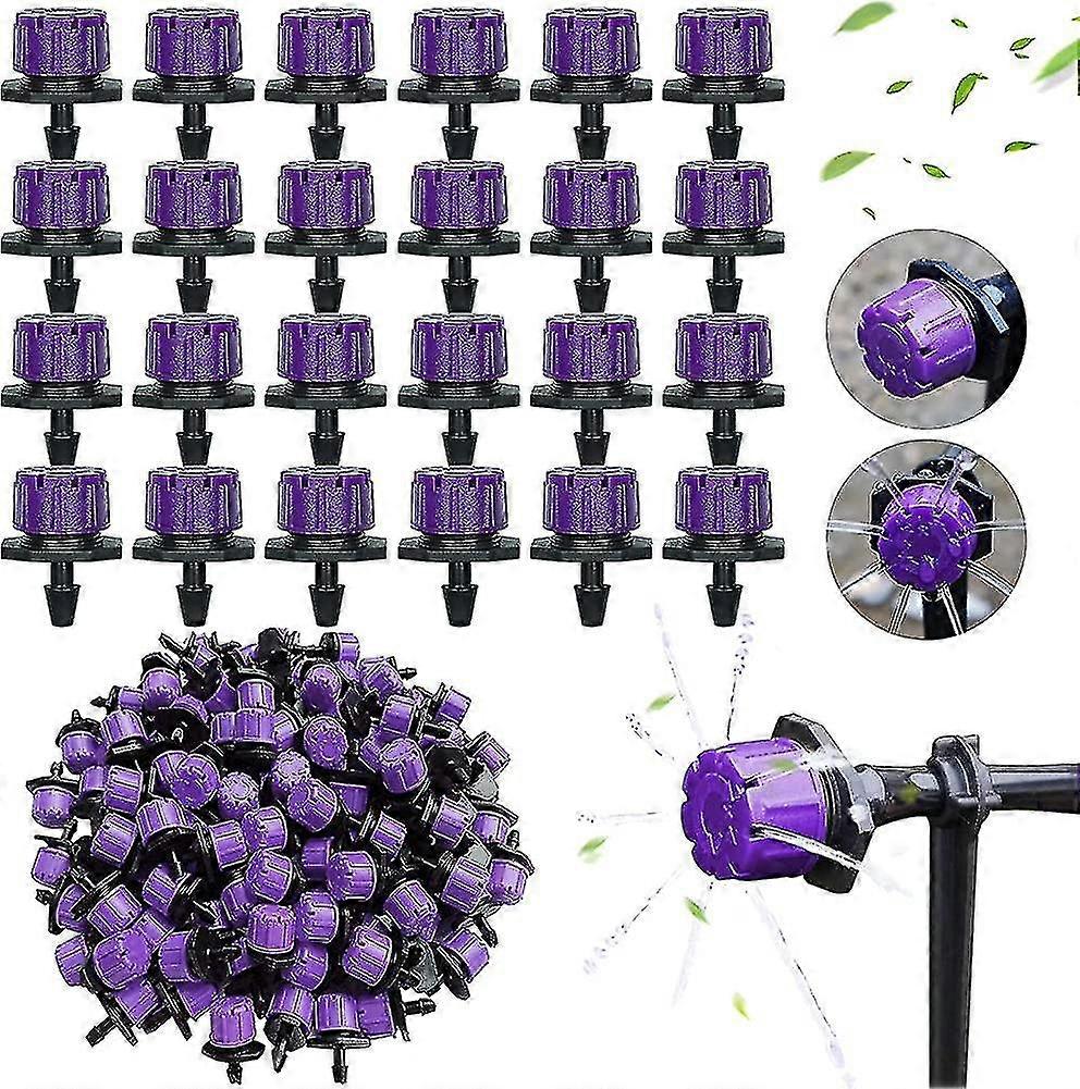 200pcs 1/4" Irrigation Dripper, Adjustable Drip Irrigation Irrigation Drippers