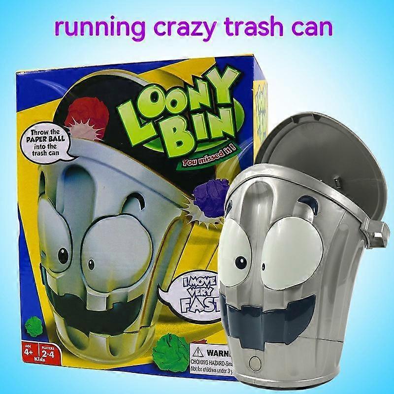 2023 New Toys Fun Electric Toys A Crazy Trash Can That Can Run Automatically Open And Close The Trash Can Lid Gifts For Children