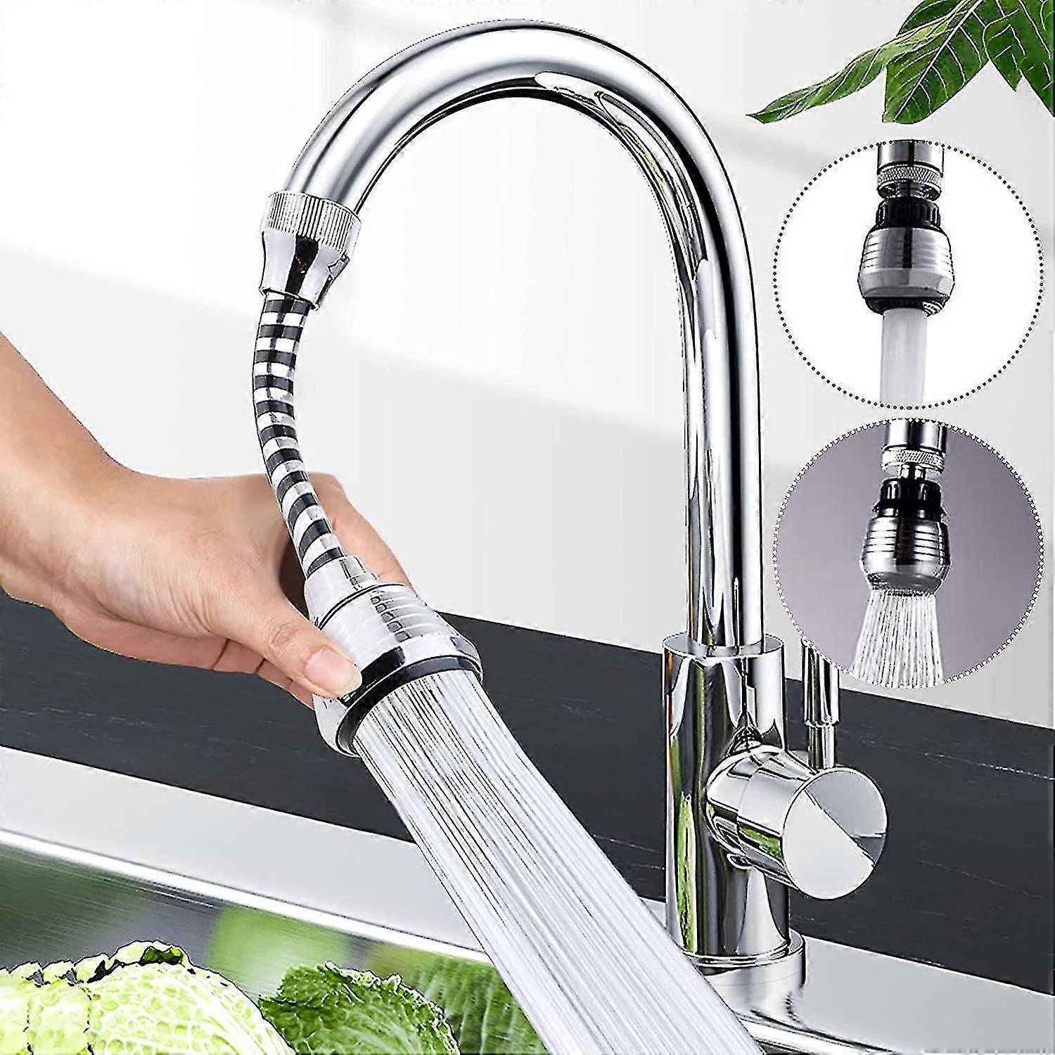 360 grader fleksibel krandyse vask kran spray vann ut liten kran
