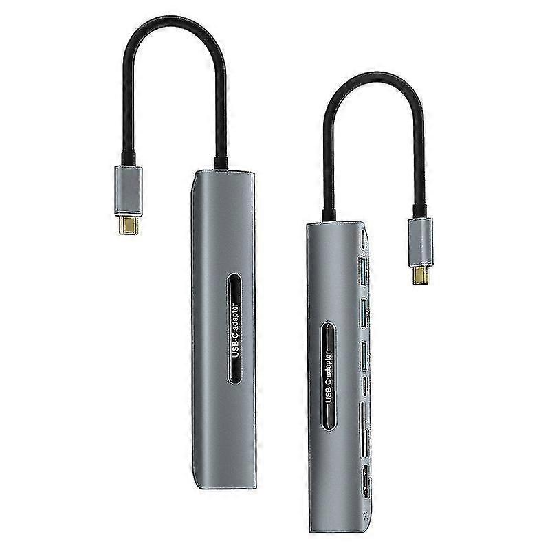 9 in 1 Mobile Phone Notebook Tablet Extension Usb C Hub Hdmi Vga Adapter