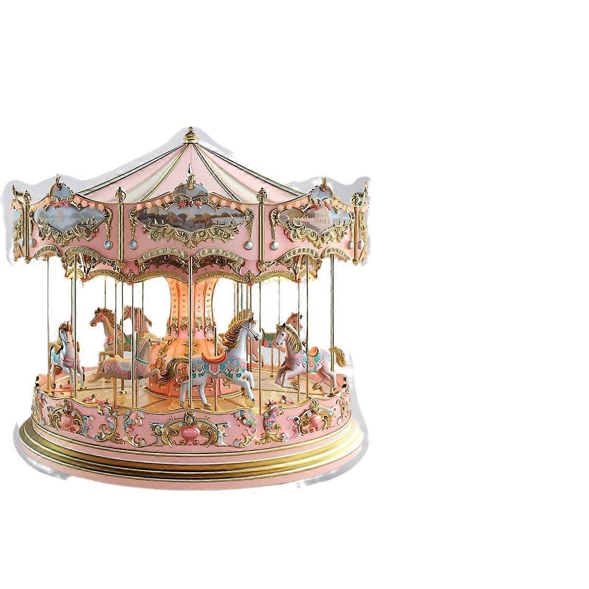 Fantasy Carousel Acrylic Sun Catcher Multi-Functional Desktop Home Office Decor