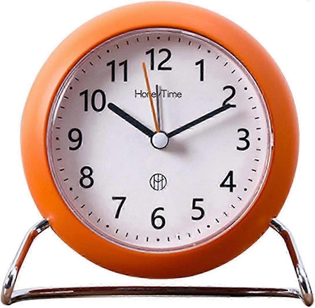 Retro Analog Vintage Alarm Clock with Night Light, Super Quiet, Double Bell Alarm Clock