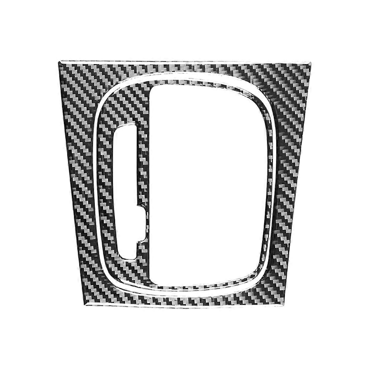 For A3 S3 8P 2006 2007 Carbon Fiber Car Center Console Automatic Gear Shift Panel Cover Trim Interi