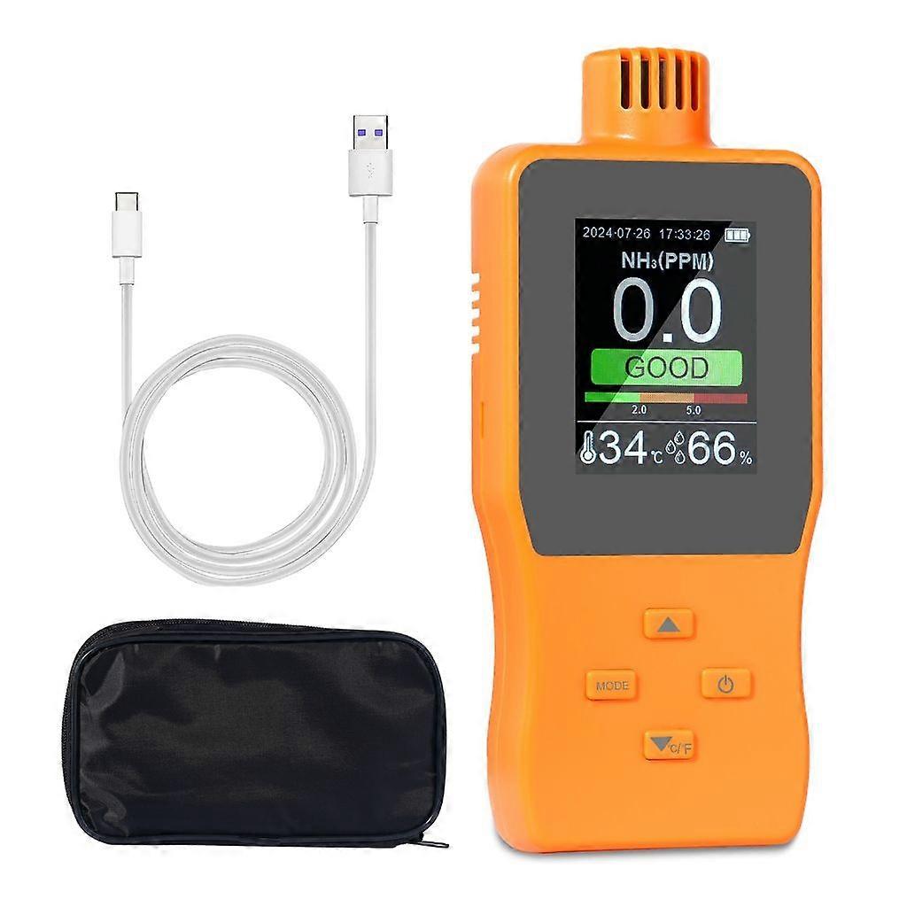 Handheld Ammonia Gas Detectors Digital NH Gas Tester 0-100PPM Ammonia Gas Meter