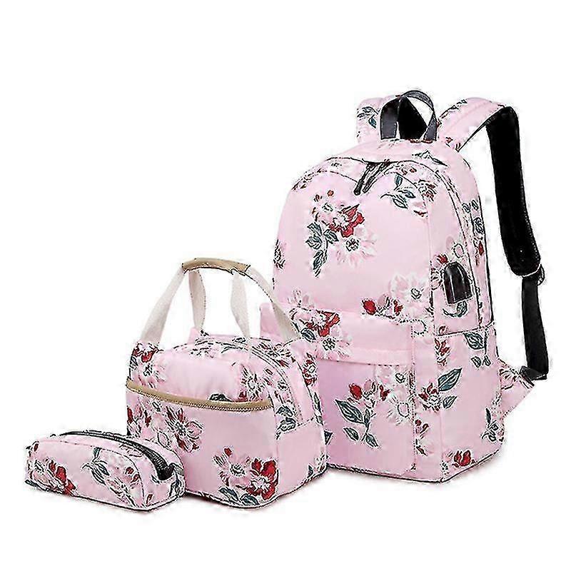 حقيبة مدرسية بنات بنين حقيبة ظهر للأطفال 3 أجزاء مجموعة