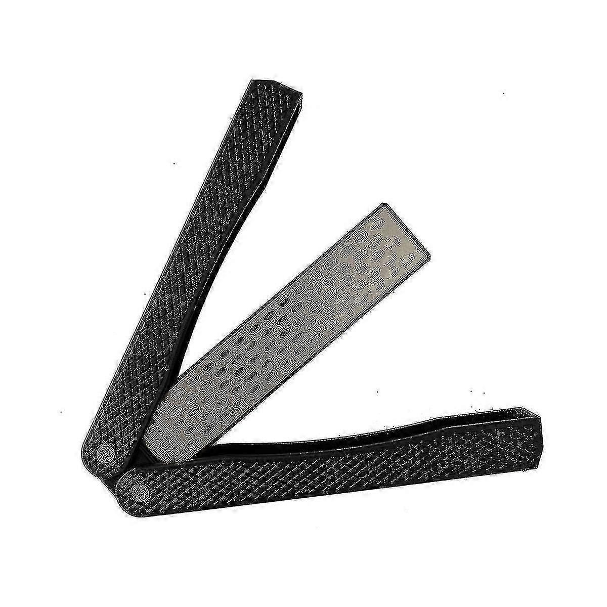 Double Sided Diamond Sharpener, Handheld Fine Coarse Diafold Blades Sharpening Stone 400/600 Grit B-dt