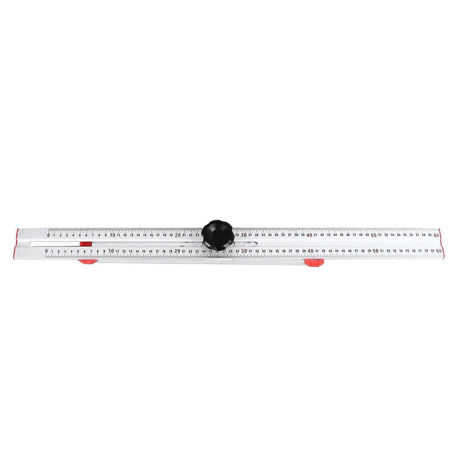 Adjustable T Square 600mm 2 in 1 Adjustable Angle Ruler T Type Marking Ruler for Woodworking Constru