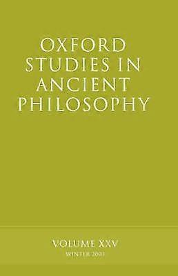 Oxford Studies in Ancient Philosophy