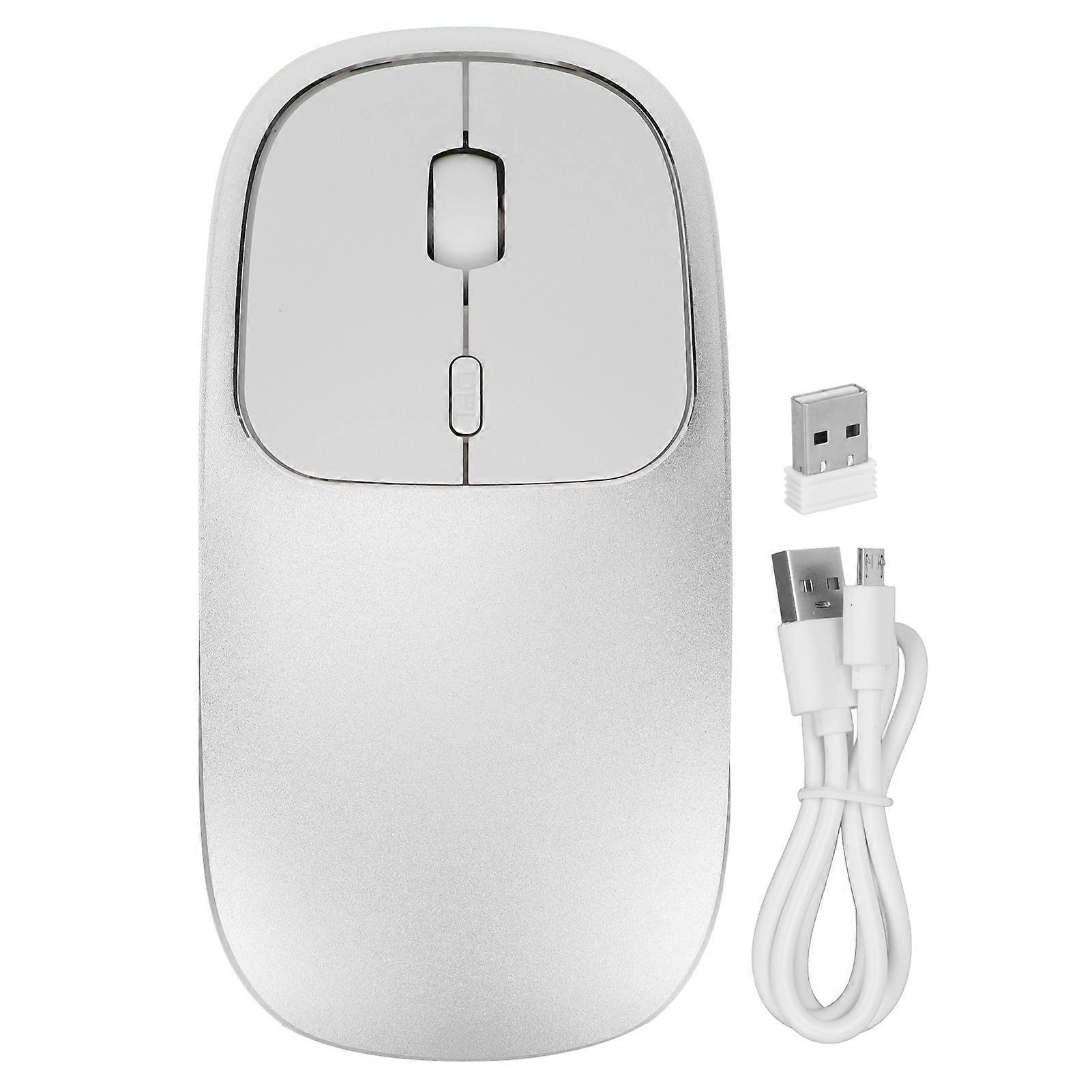 Wireless Mouse, 2.4GHz, Metal, Adjustable DPI, Office Mouse