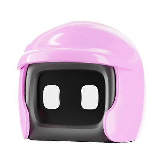 Helmet Car Robot Cute Driving Buddy Robot Figurine Toy Car Dashboard Mini Ornament Gift for Robot Lovers