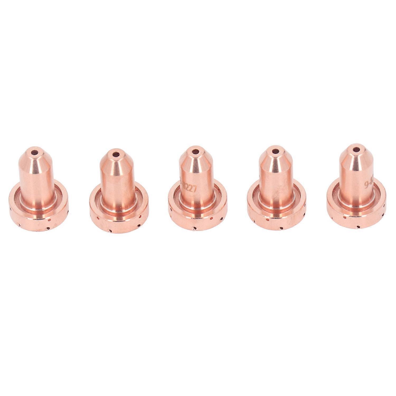5 Pcs Nozzle Tip 9‑8227 Brass Nozzle Tips for Thermal Dynamics SL60 SL100 Plasma Cutting Torch 