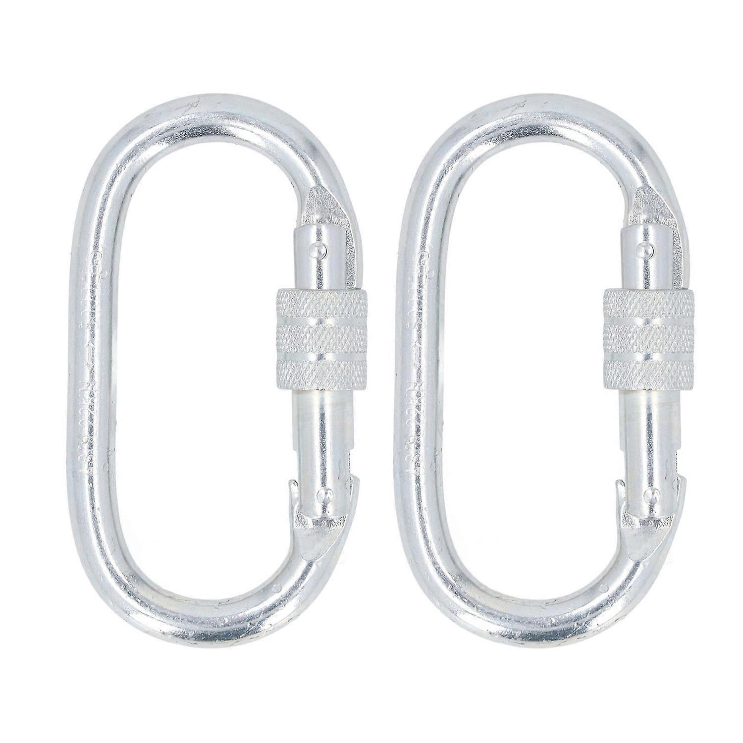 2PCS Chain Connector 22KN Load Capacity Alloy Steel Heavy Duty Safety Chain Hooks Quick Link 