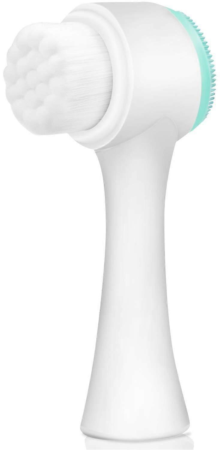 Face Brush - Manual Facial Cleansing Brush And Pore Cleansing Manual Dual Face Brush For Sensitive, Delicate, Dry Skin (blue)