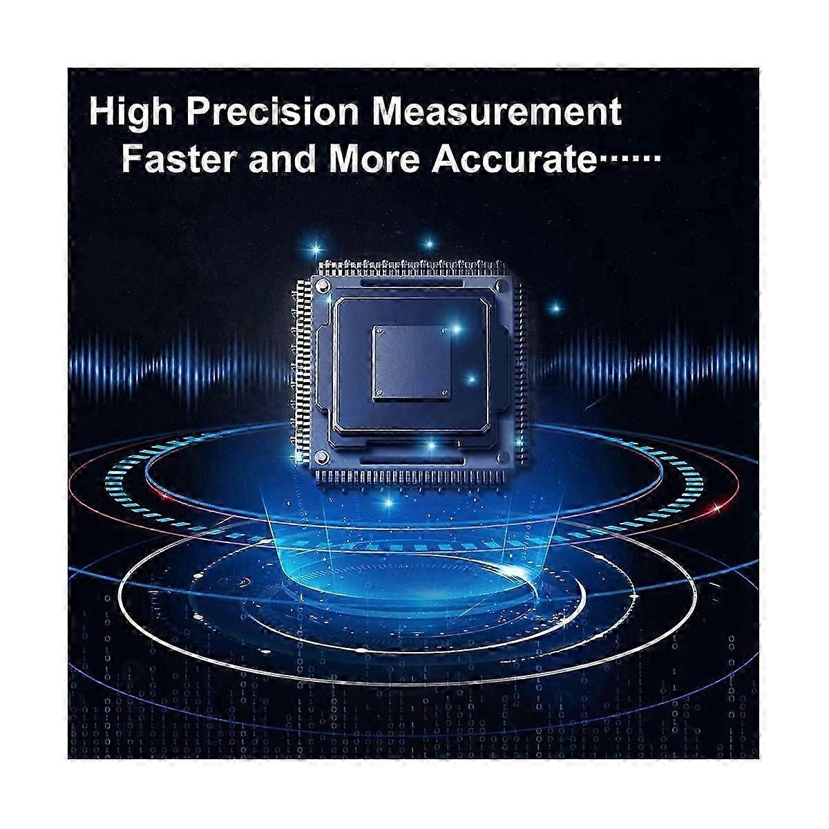 Decibel Meter Wall Hanging Sound Level Meter 30-130DB Range LED Display Noise Time Temperature Mete