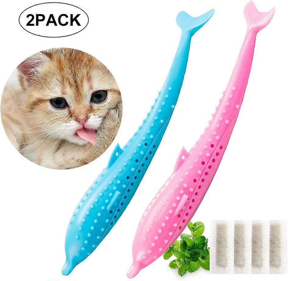 Interactive Cat Toy, Cat Teething Toys, Fish Shape, Hard Rubber