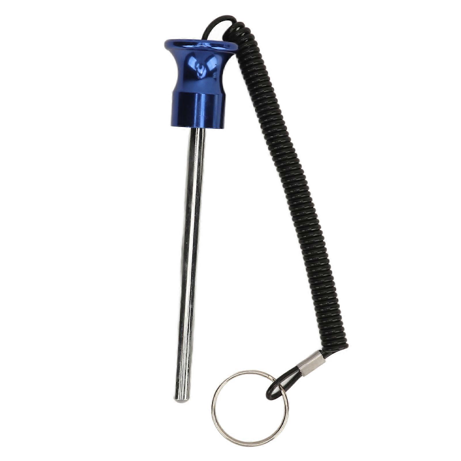 Weight Machine Pin Magnetic 8x125mm with Pull Rope Weight Stack Selector Pin for Strength Training Accessories Exercise Blue