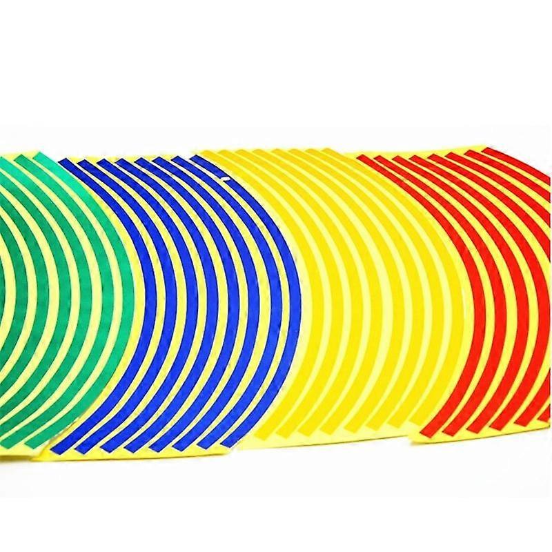 Night Safe Waterproof Wheel Tire Sticker Reflective Edge Sticker Color Change Motorcycle Trim Tape