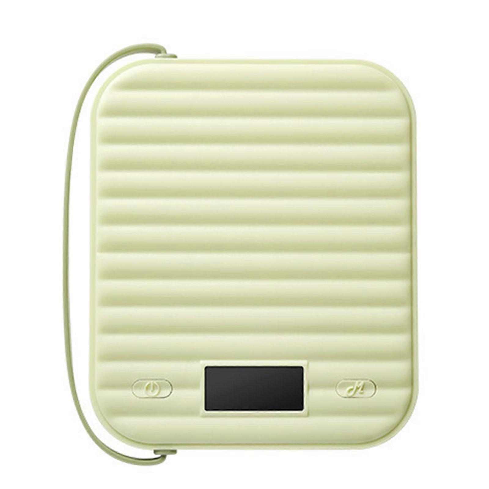 Practical Scale Efficient Coffee Scale Digital Scale Plastic Material Kitchen Scale Essential Tool for Kitchen Cooking  Green