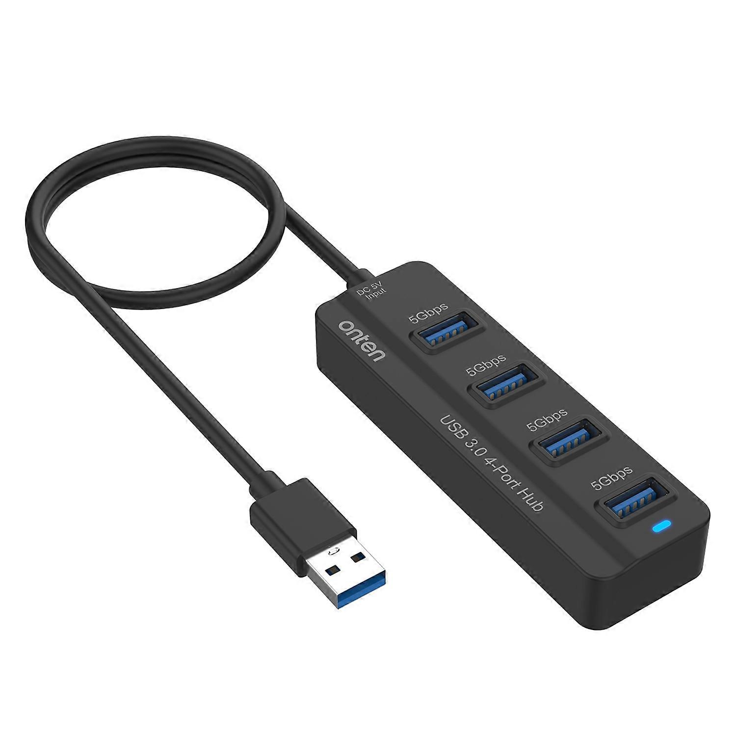 Onten 5305 4 em 1 USB3.0 4-Portas HUB Docking Station