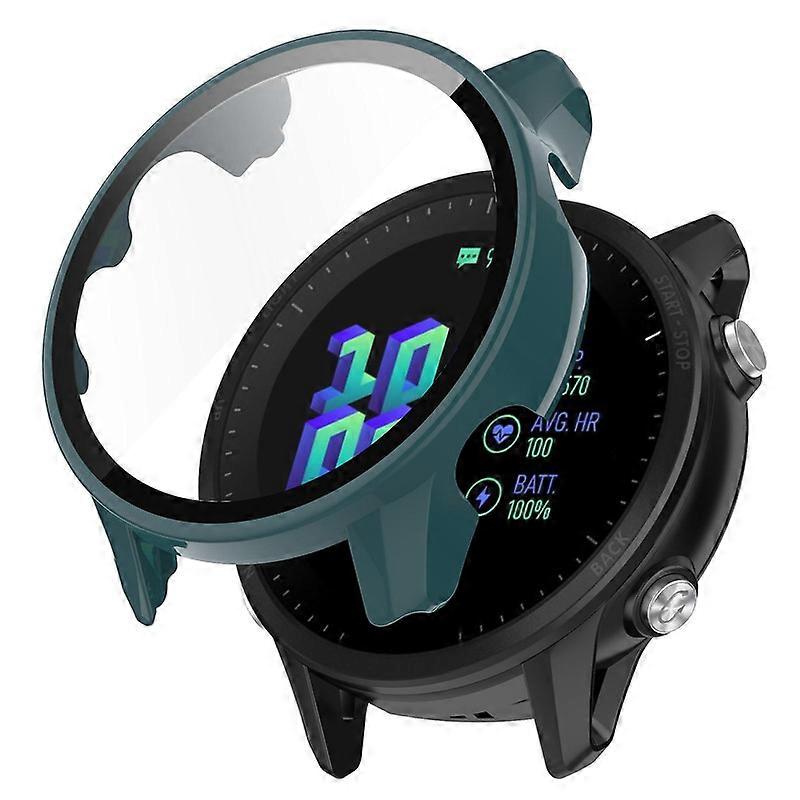 Για Garmin Forerunner 955 πλήρες κάλυμμα περίπτωσης ρολογιών PC προστασίας με το μετριασμένο προστατευτικό οθόνης γυαλιού