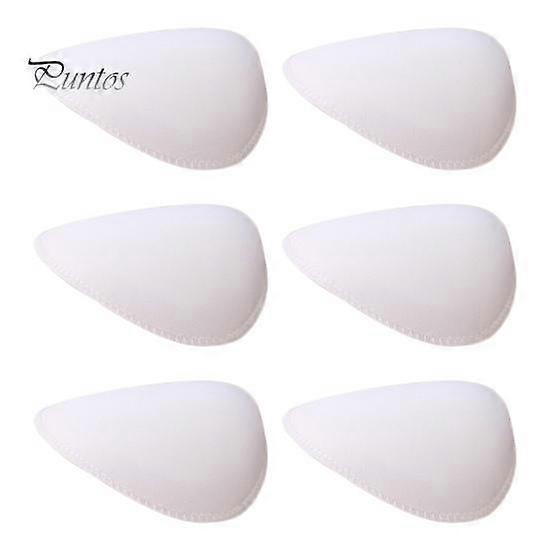 3 Pairs Foam Shoulder Pads for Women Men Set-in High Density Sponge Cushion with Adhesive Strips Breathable Shoulders Enhancer for Blazer Suit Coat