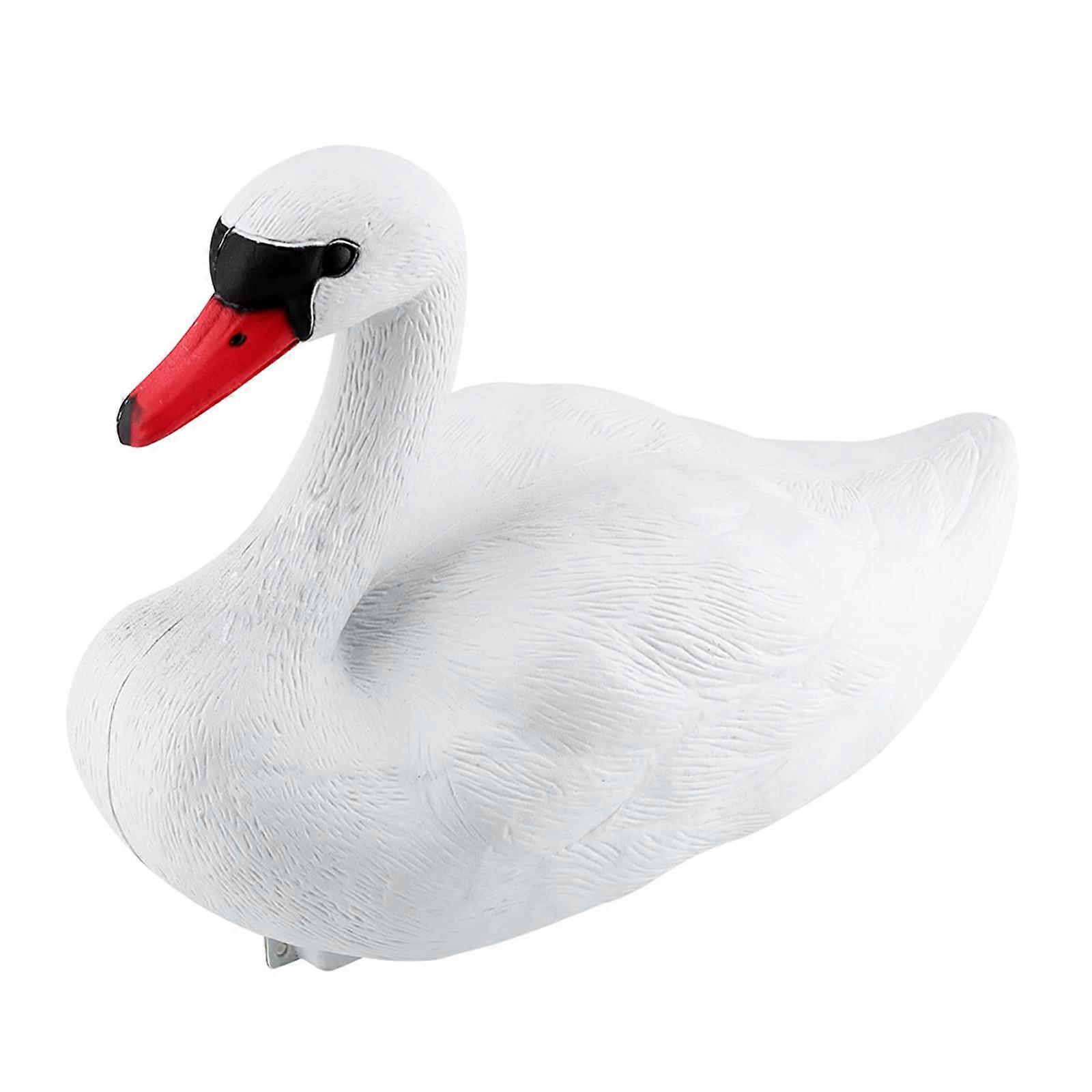 Decoys For Geese Deterrent For Pool Floating For Pool Pond Garden Decorations Simulated Cute Exquisite White Decorative Tool Hunting Bait