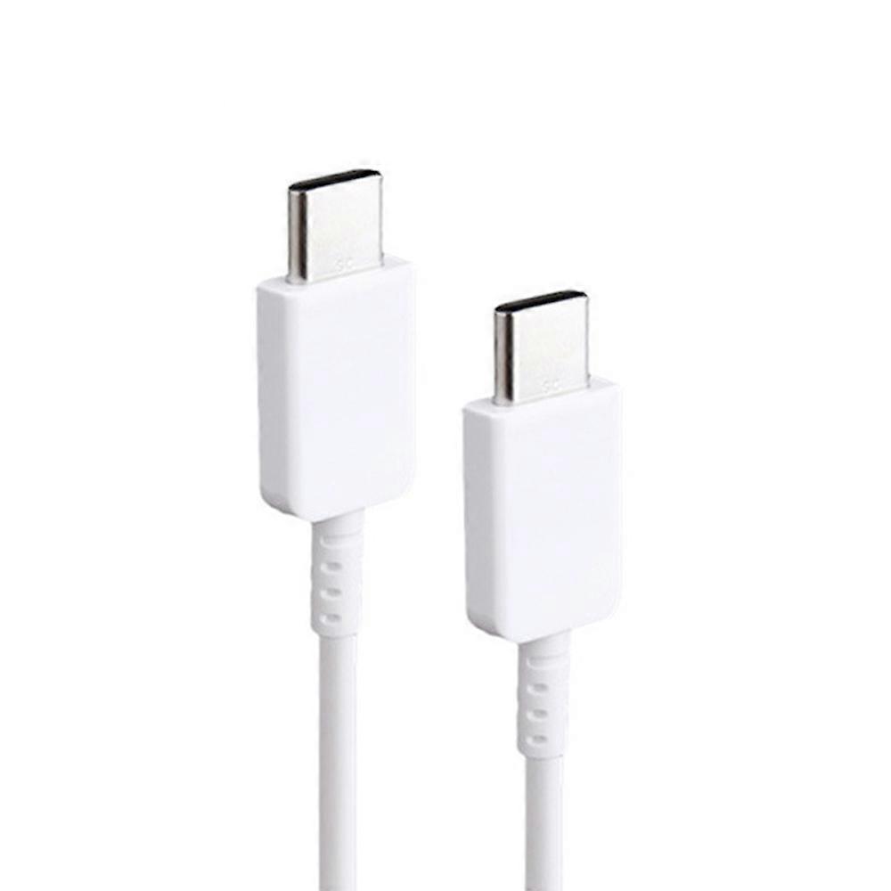 XJ-69 1m 3A USB-C / Type-C to Type-C TPU Charging Sync Data Cable for Mobile Phone 1 PC