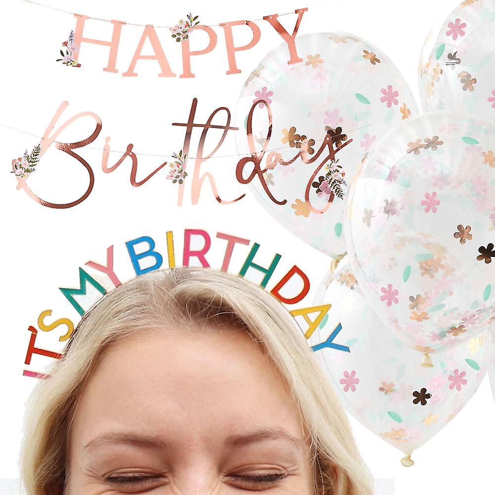 Virtuelles Geburtstagsparty-Paket | Zoom Lockdown Blumenschmuck