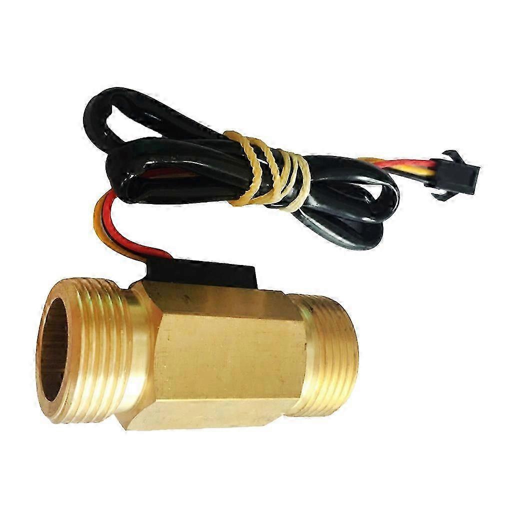 Quick Connect Water Flow Sensor Food-grade Switch Hall Effect Flowmeter Brass
