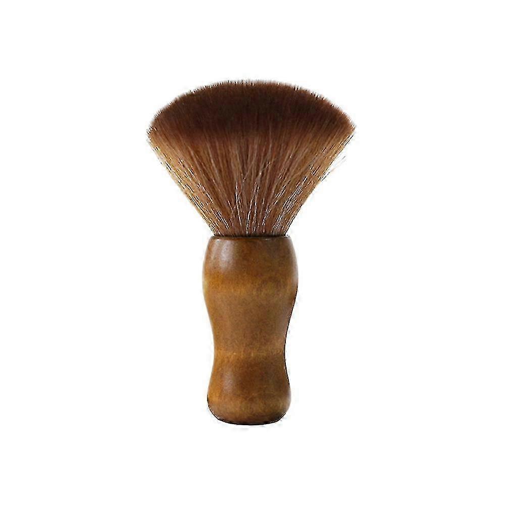 Soft Wood Brush for Barber - Professional Neck & Face Cleaning Tool