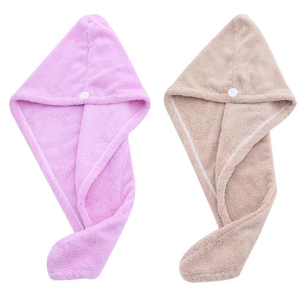 Microvezel haarhanddoek, sneldrogend, antikroes, knoopsluiting