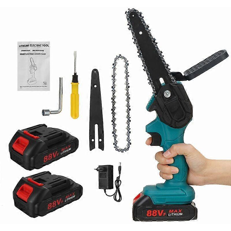 Battery chainsaw chain saw log saw pruner MUSTOOL 6" 2 battery 18V