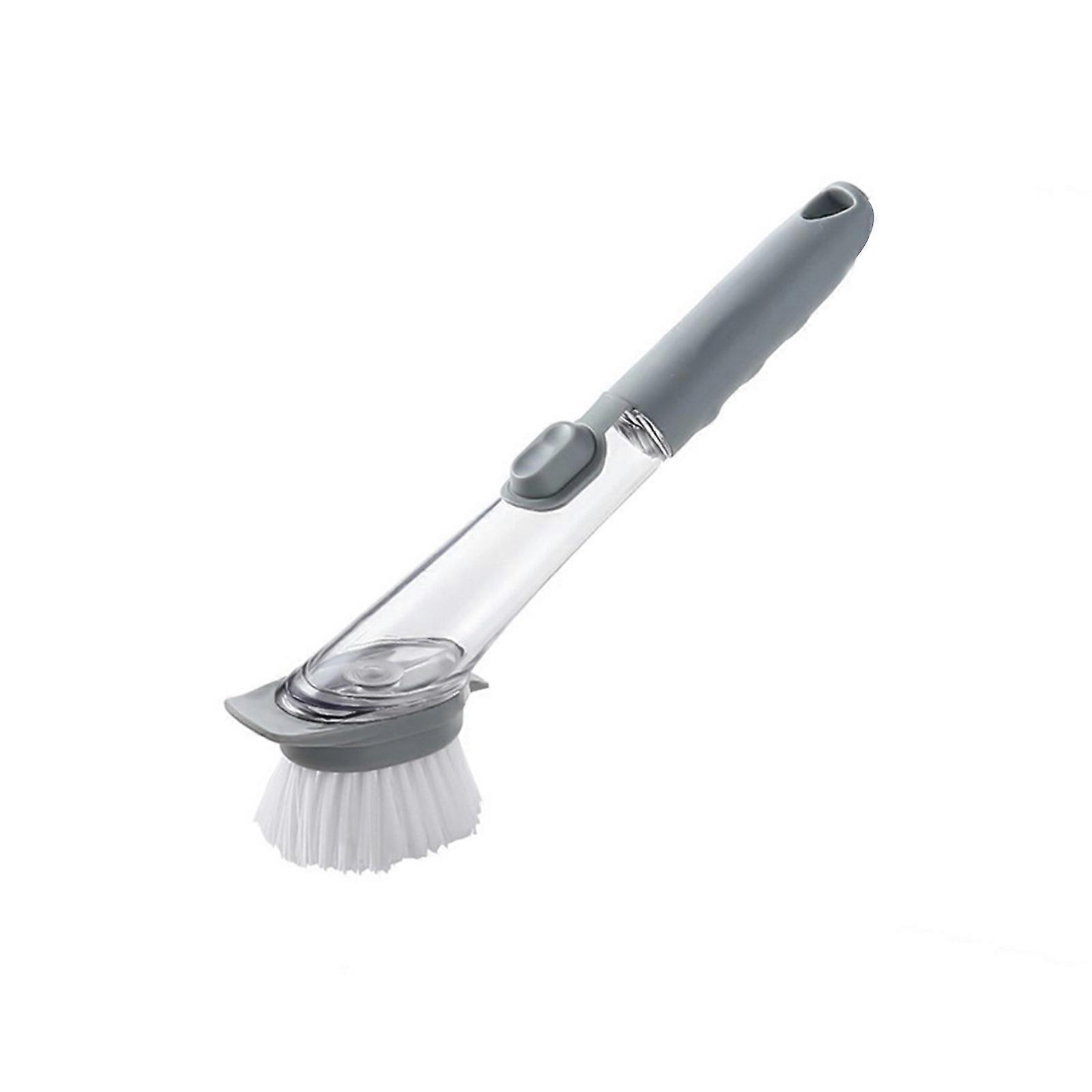 Automatic Add Detergent Cleaning Brush,Sink Brush For Dish Kitchen Dish Brush Automatically Liquid Adding