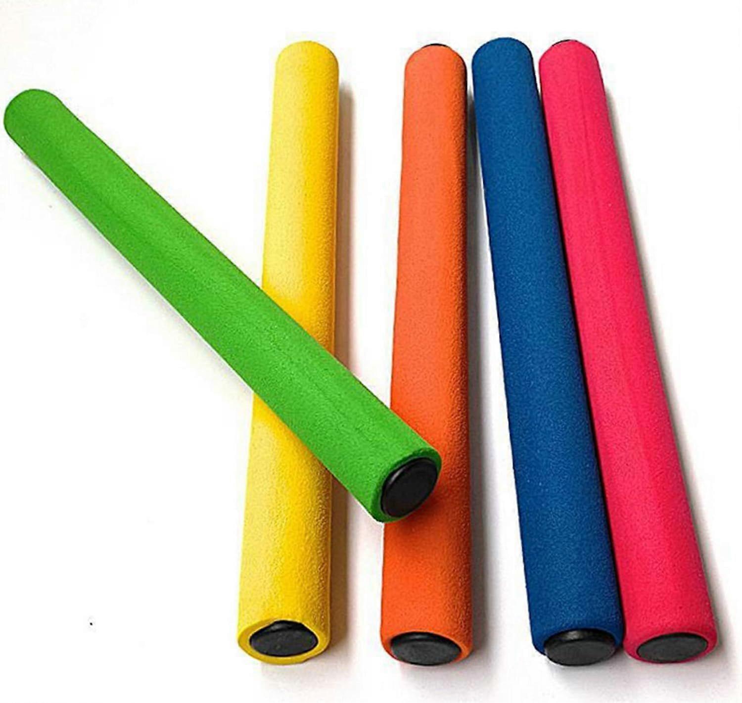 Track and field baton multi-color relay race baton foam relay race baton 5 pieces track and field baton