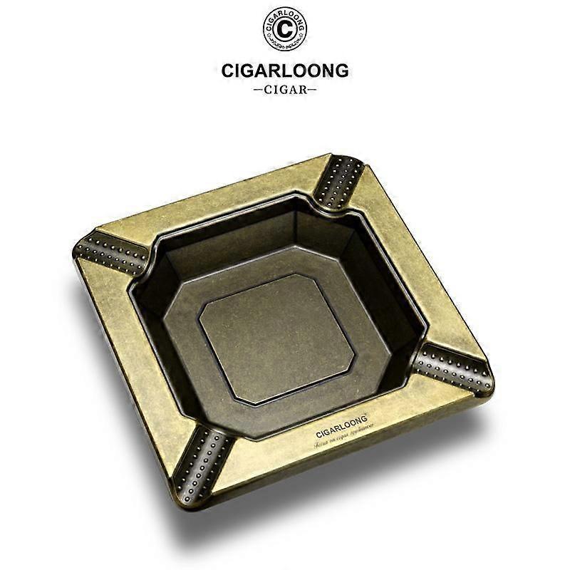 Cigar Ashtray Retro Style Square Stainless Steel Personality Creative Ashtray Clg-2014
