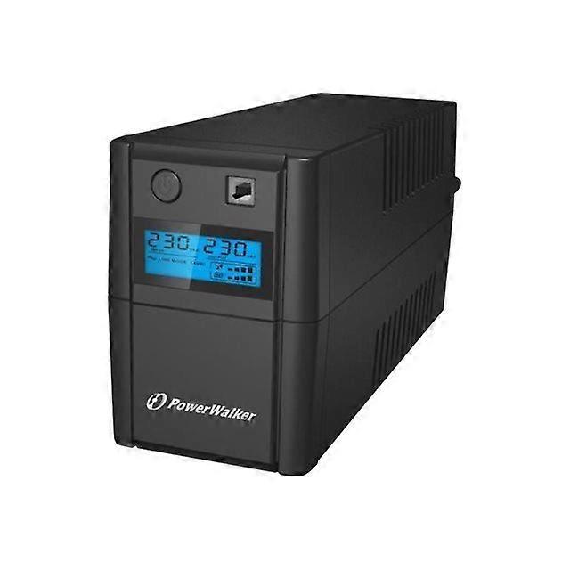 PowerWalker VI 850SE LCD-IEC Inverter AC 230 V 480 Watt 850 VA 9 Ah Υποδοχές εξόδου USB: 4 μαύρο
