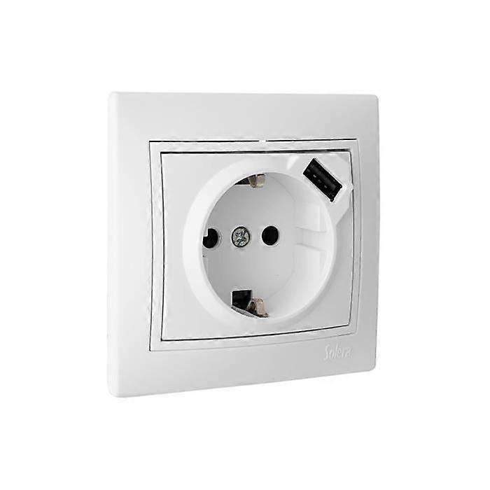 GENERIC - Bipolar Base T/Tl 16a 250v Usb S.Europa Solera Erp60usb-U