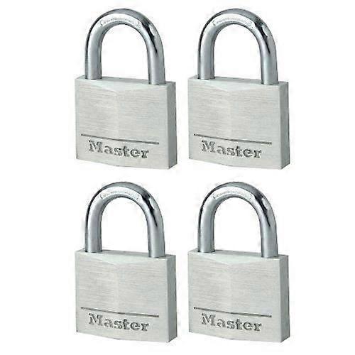 Master Lock 9140EURQNOP 40mm Lucchetto in alluminio Set di 4 (importazione tedesca)