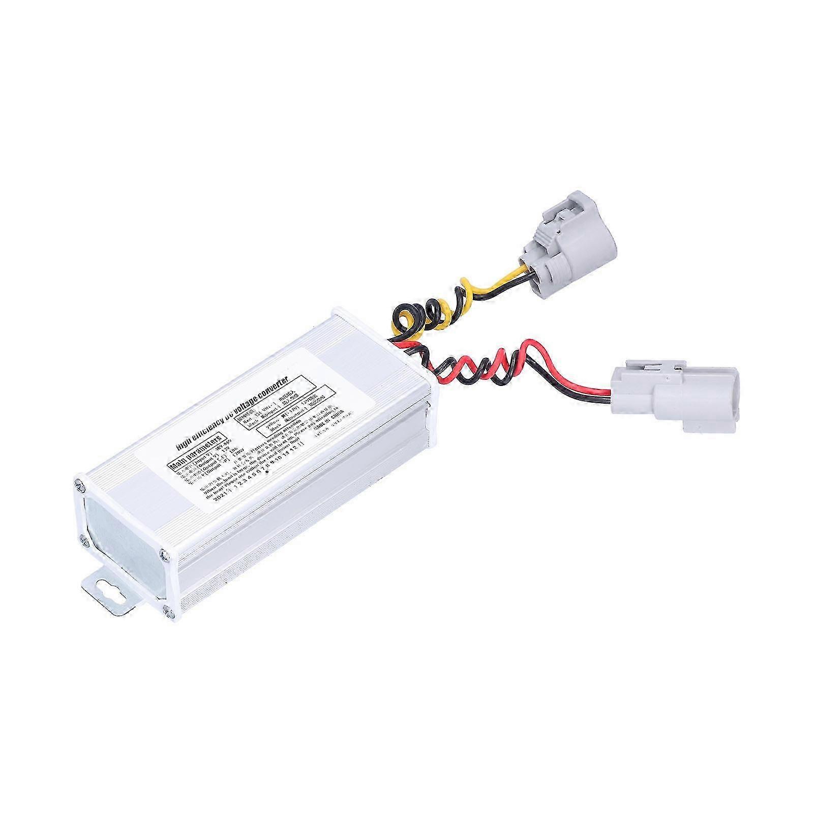 DC Converter 12V 10A Durable Stable Anti Interference Convertors for Mobile Phone 48V-96V