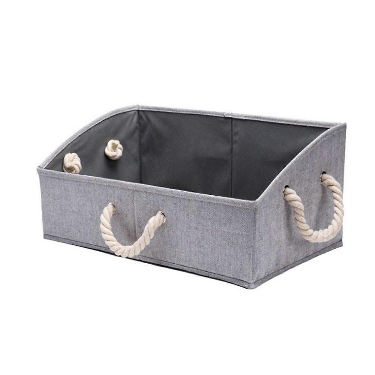 Foldable Fabric Bins for Modern and Stylish Storage, Elegant Design with Durable Handles for Home and Pet Use, 3PCS Collapsible Basket in Neutral