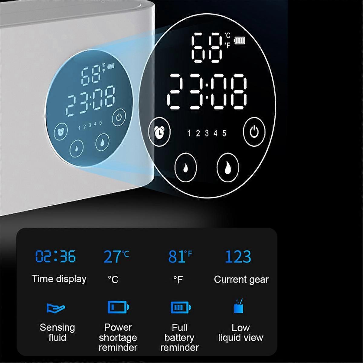 Automatic Soap Dispenser Wall-Mounted Non-Contact Sensor Soap Dispenser (with LED Screen) Hand Wash