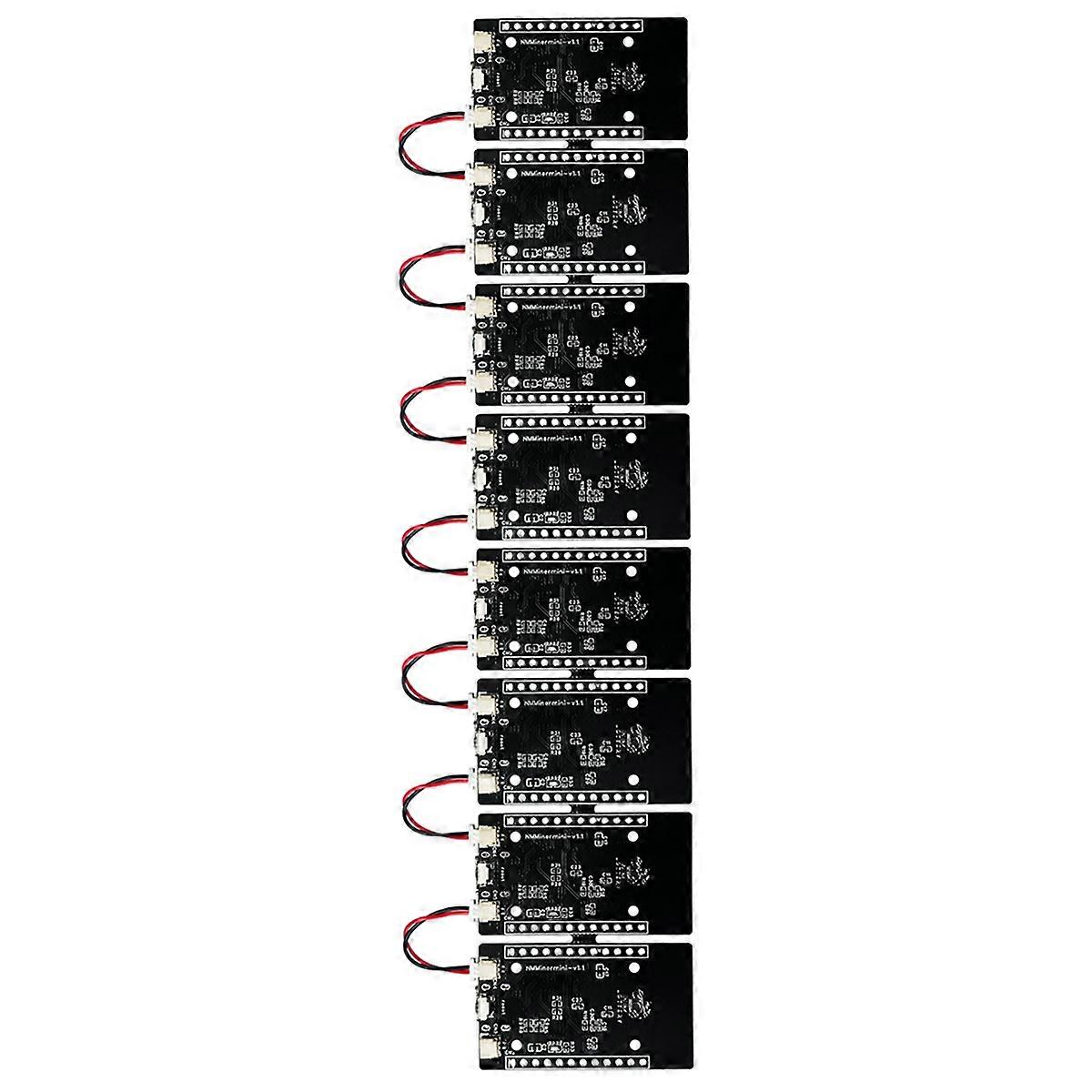 8Pcs NMMiner Bot Chain Lucky BTC Solo Lotterie Ticket Miner Low Power ESP32-S3R8 Entwicklungsboard