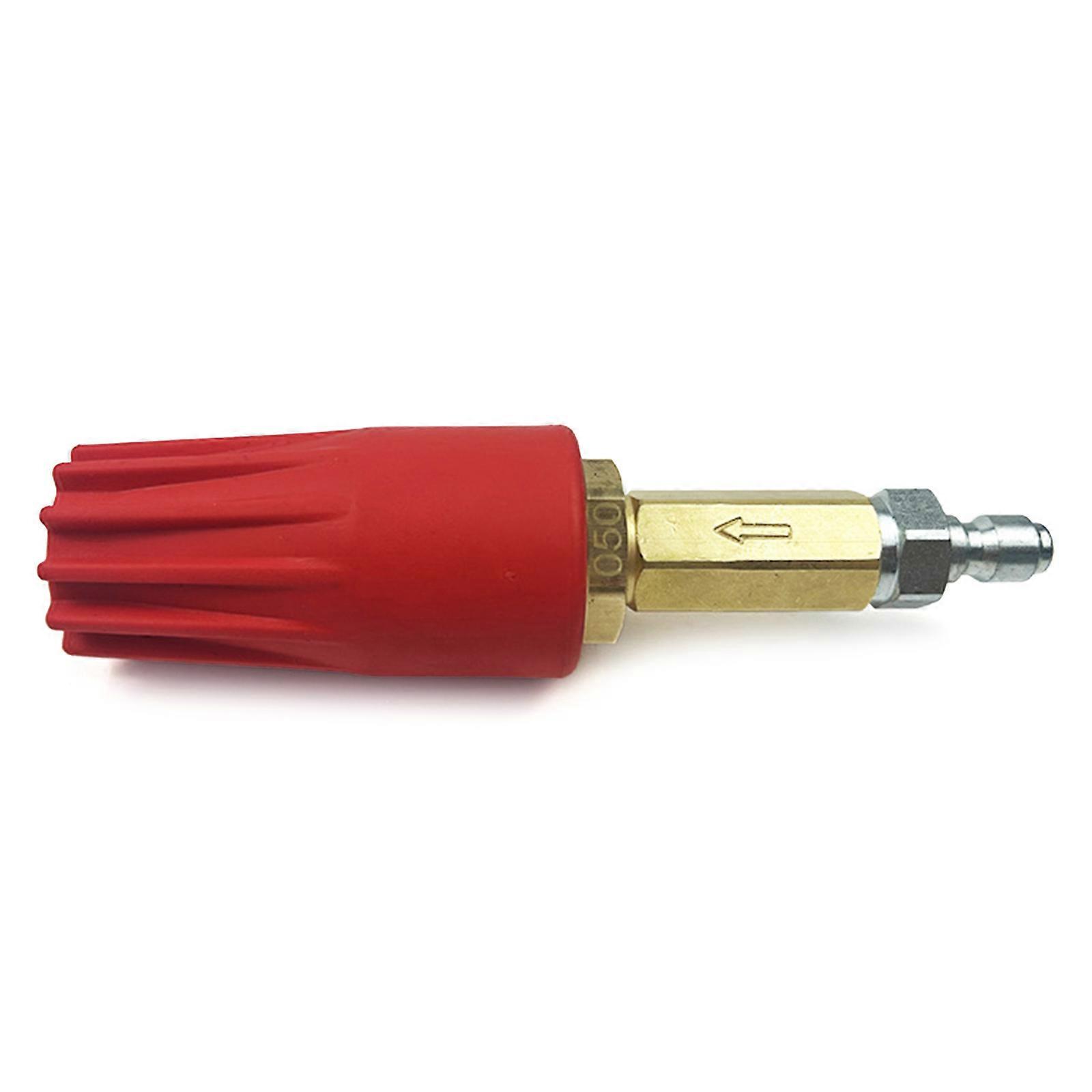 High Pressure Washing Machine With 360 Degree Nozzle For Outdoor Use Home Cleaning Tree Bark Peeling and Rust Cleaning Red